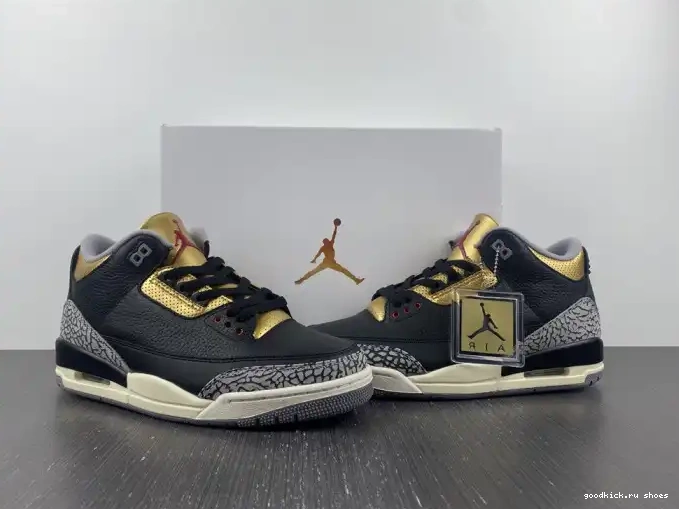 80% Off Sale CK9246-067 WMNS 3 Air Jordan Gold Black 0512
